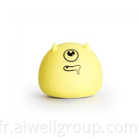 Cartoon cute silicone lamp